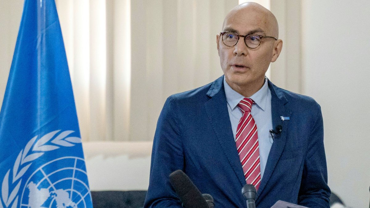 Alto comissário da Organização das Nações Unidas (ONU) para os Direitos Humanos, Volker Türk (foto: RICHARD PIERRIN/AFP )