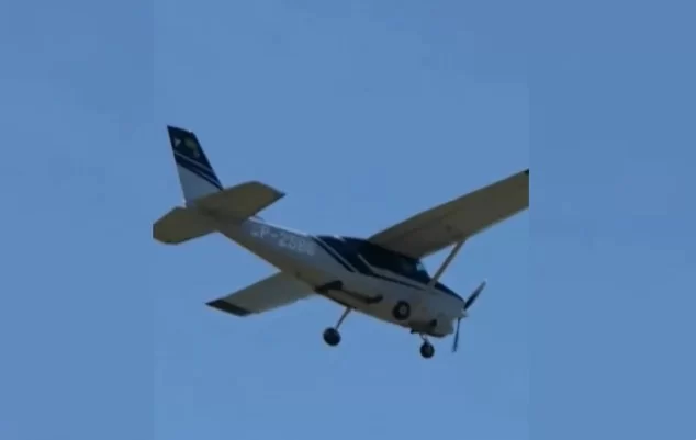 
De acordo com a PM, o avião estava carregado com meia tonelada de drogas (foto: Reprodução)