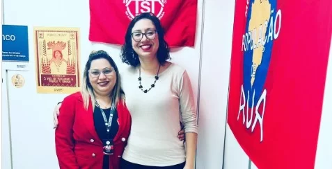 Ela foi recebida como presidente da Associao Instituto Liberdade do Amazonas (Crdito: Reproduo)