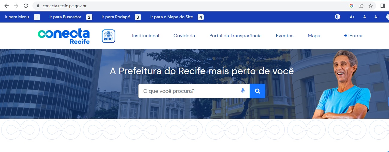 Conecta Recife ganhou nova versão  (Reprodução/Internet)