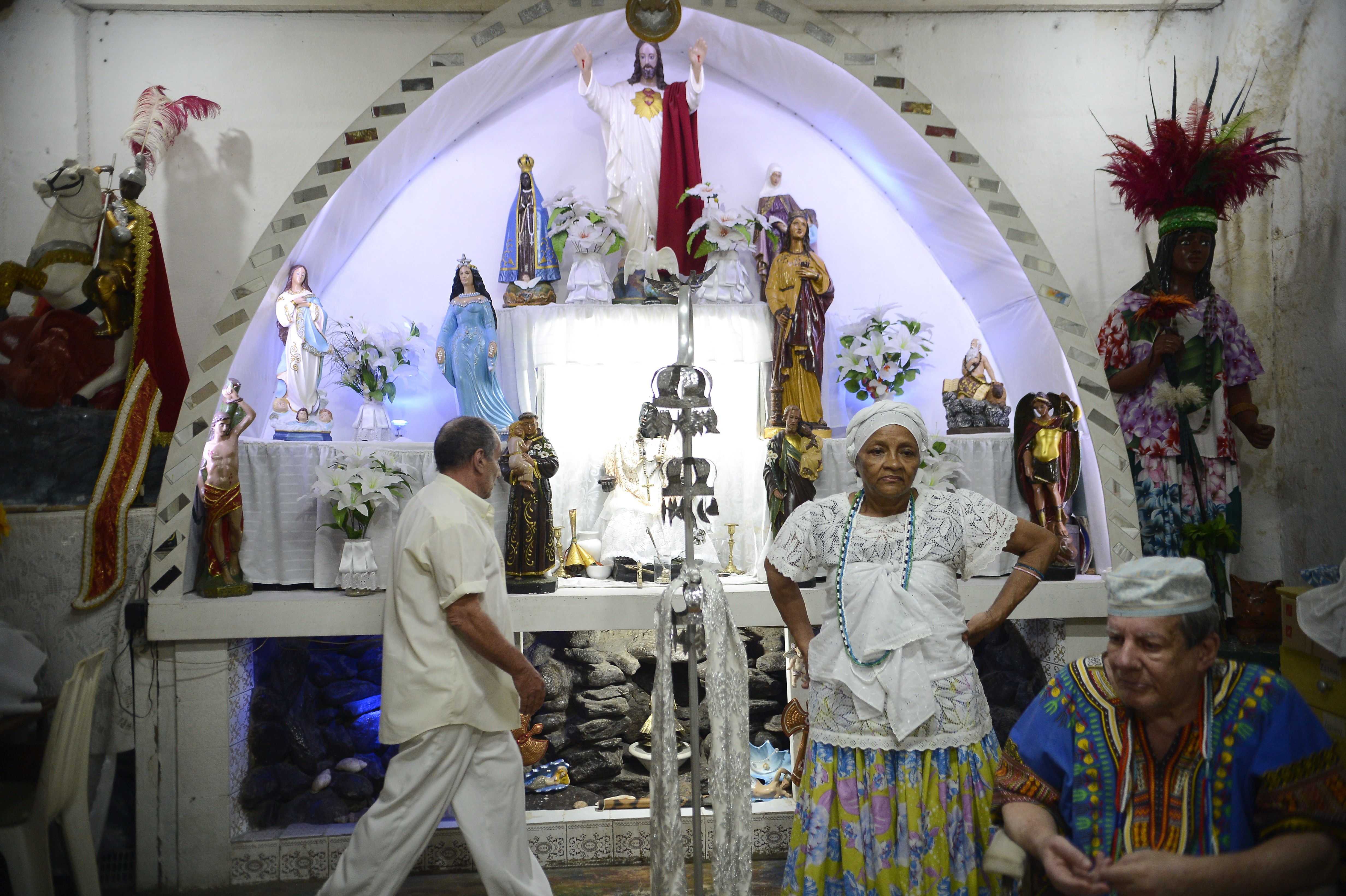 Tenda Esprita Vov Maria Conga de Aruanda, no Estcio, Rio de Janeiro (Tnia Rgo/Agncia Brasil)
