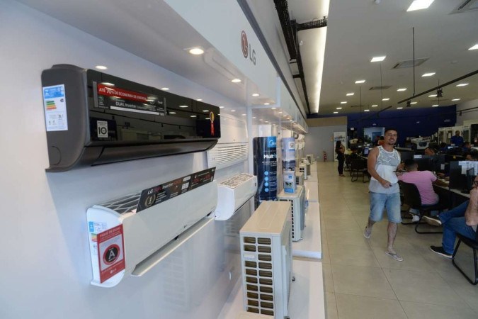 Venda de ar-condicionado e ventilador teve alta em todo o pas (foto: )