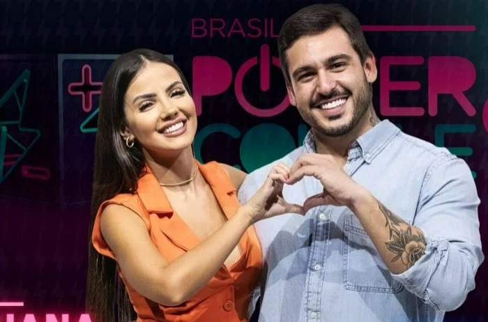O casal participou da sexta edio do Power Couple (foto: Divulgao/Record TV)
