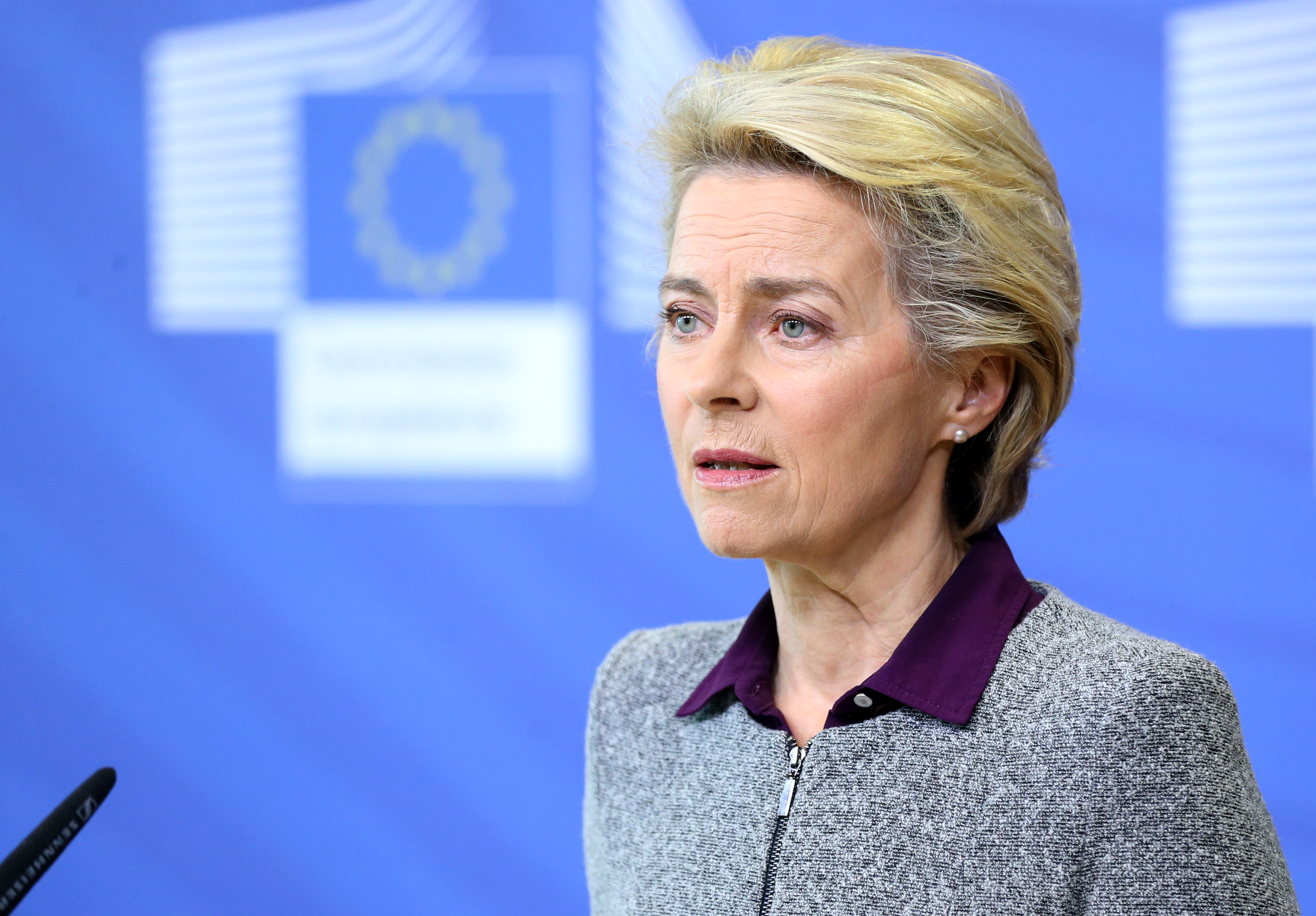 Presidente da Comisso Europeia, Ursula von der Leyen (foto: AFP)