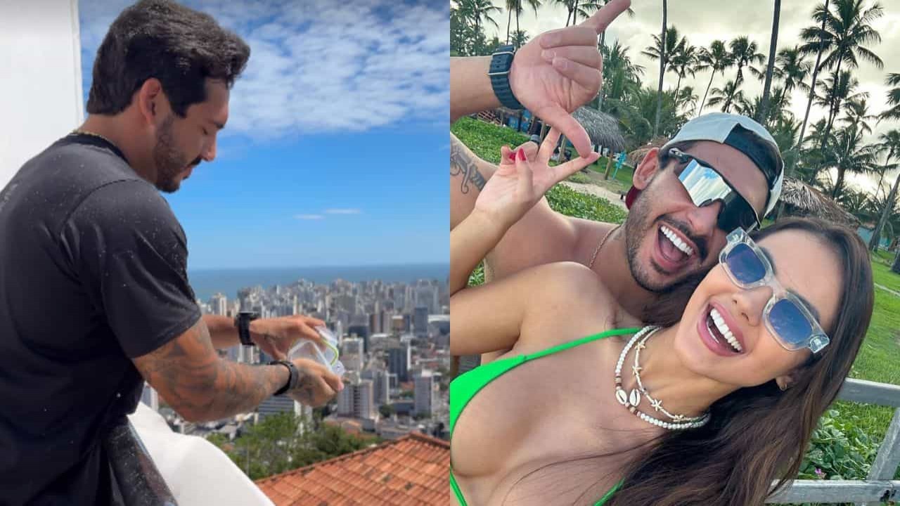 As cinzas de Luana Andrade foram jogadas no Convento da Penha, em Vila Velha, no Esprito Santo  (foto: Reproduo/Redes sociais )