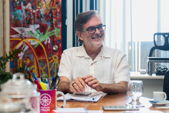Ricardo Mello, secretário de Cultura do Recife, falou com exclusividade ao Viver sobre diversos temas (Crédito: Ruan Pablo / DP Foto) Ricardo Mello, secretário de Cultura do Recife, falou com exclusividade ao Viver sobre diversos temas (Crédito: Ruan Pablo / DP Foto)