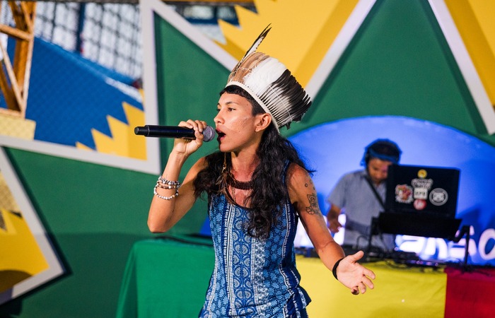 Siba Puri é uma das representantes dos povos indígenas na música pernambucana
(Crédito: Divulgação) Siba Puri é uma das representantes dos povos indígenas na música pernambucana
(Crédito: Divulgação)