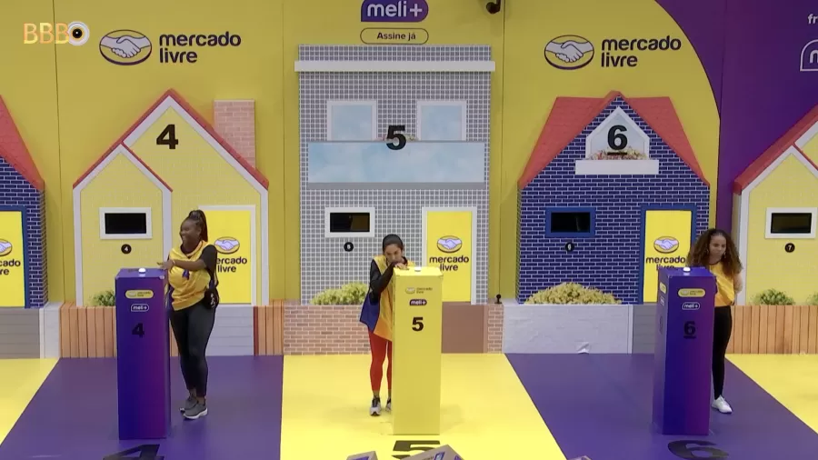 Com exceo de Giovanna, todos os outros brothers participaram da prova (foto: Reproduo/Globoplay)