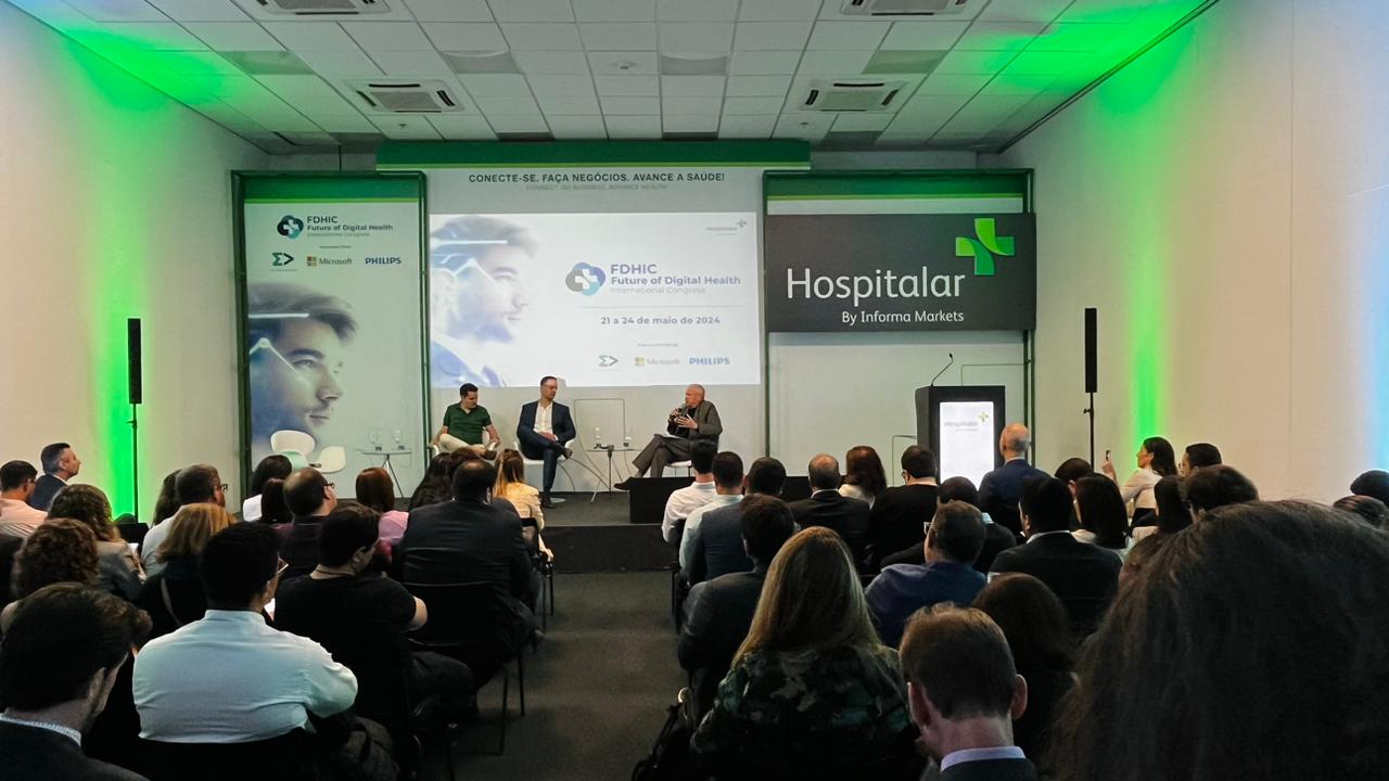 O FDHIC  (Future Digital Health International Congress) debate o impacto da inteligncia artificial na cadeia de sade (Foto: Divulgao)