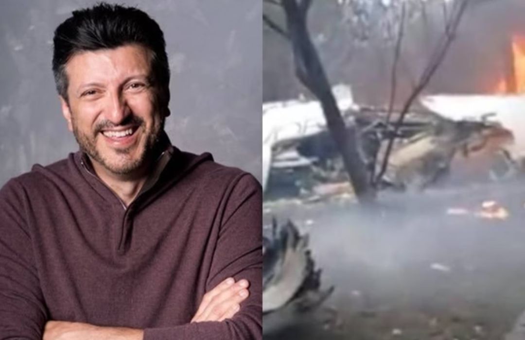 Lito Sousa falou com o programa Profisso Reprter sobre o avio que caiu em Vinhedo, no interior de So Paulo (Foto: Reproduo)