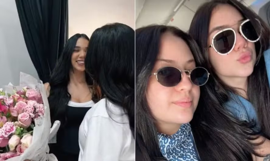Jlia Ribeiro e Mari Fernandez (foto: Reproduo/Instagram/TikTok)