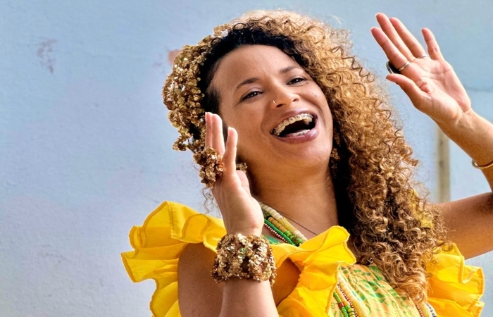 (Gabriela Sampaio em 'Ose Nibu Omi'. Foto: Flora Rodrigues) (Gabriela Sampaio em 'Ose Nibu Omi'. Foto: Flora Rodrigues)