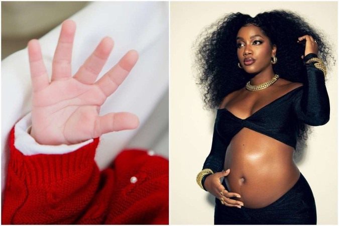
Nala, a primeira filha da cantora Iza, nasceu neste domingo (13/10) (foto: Reproduo/Instagram)