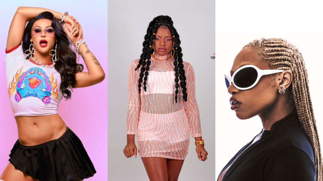 Pabllo Vittar, Rayssa Dias e Ebony integram programação (Foto: Gabriel Renné/Divulgação/Pâmella Campos) Pabllo Vittar, Rayssa Dias e Ebony integram programação (Foto: Gabriel Renné/Divulgação/Pâmella Campos)