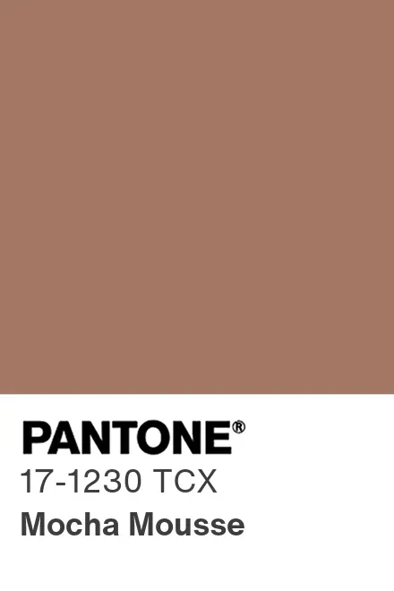 Mocha Mousse  a cor de 2025 pela Pantone (foto: Divulgao/Pantone)