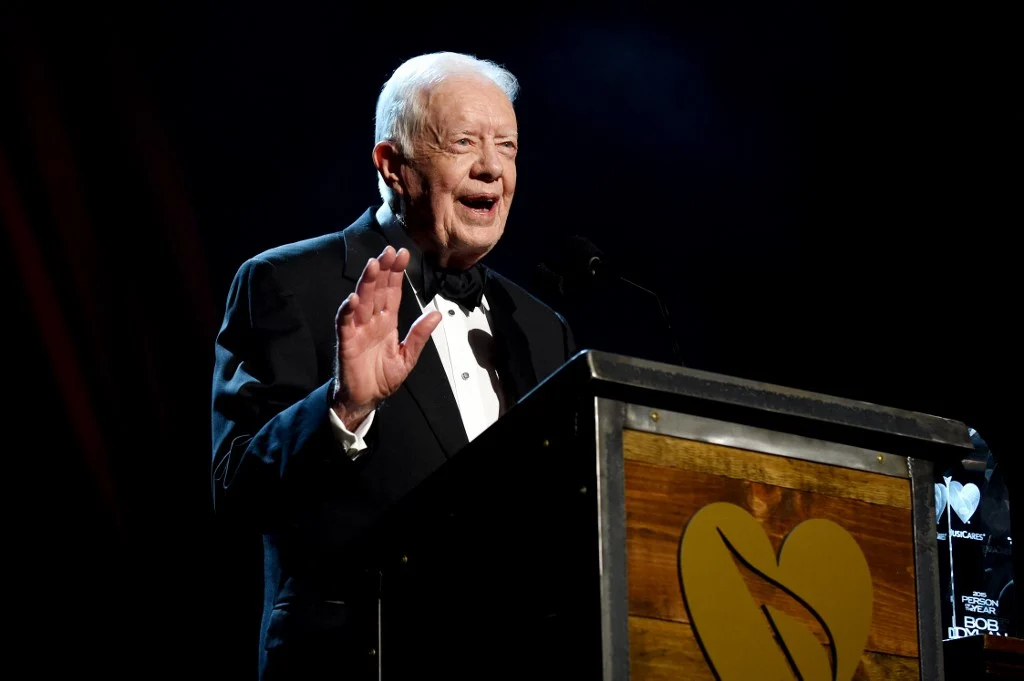 Ex-presidente americano Jimmy Carter (foto: Larry Busacca/GETTY IMAGES NORTH AMERICA/AFP)