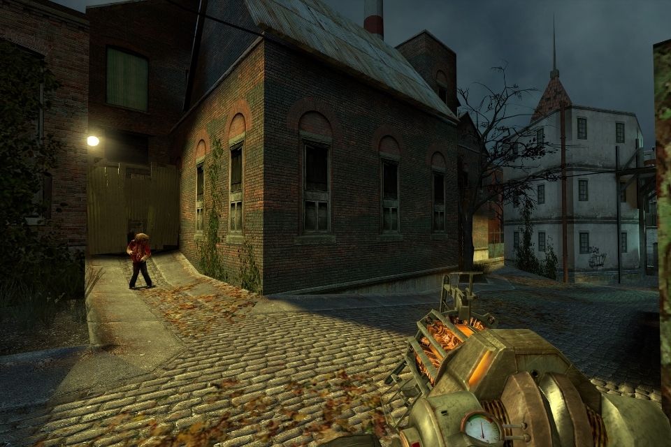 'Half-Life 2' rodando com sem ray tracing (Divulgao)