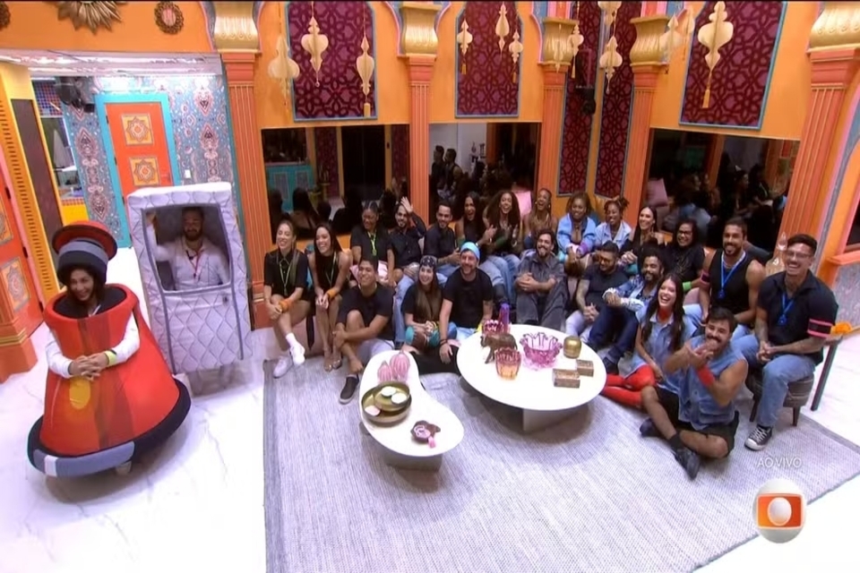 Elenco do BBB 25 enfrenta primeiro paredo (Foto: Reproduo)