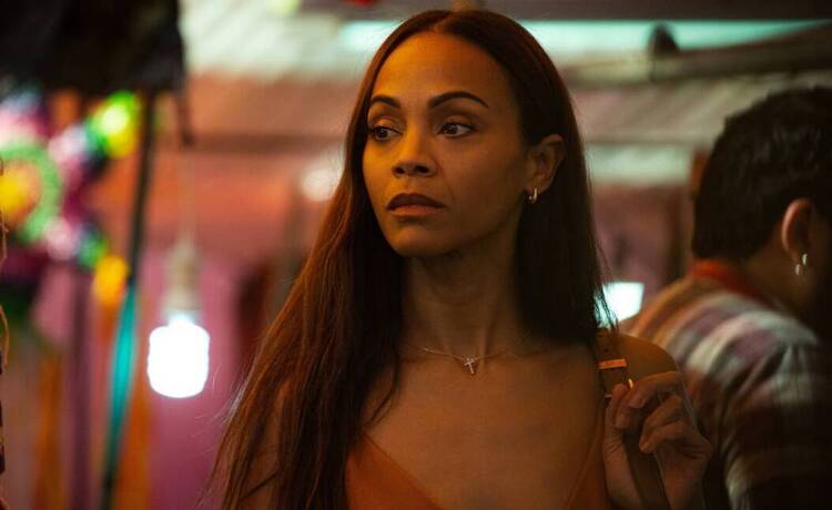(Favoritismo de Zoe Saldaña para Melhor Atriz Coadjuvante pode estar ameaçado pelas polêmicas do filme (Paris Filmes/Divulgação)) (Favoritismo de Zoe Saldaña para Melhor Atriz Coadjuvante pode estar ameaçado pelas polêmicas do filme (Paris Filmes/Divulgação))