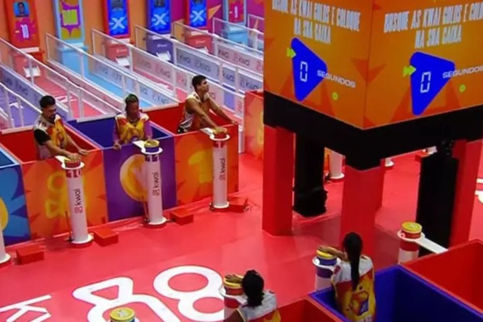 Prova do Líder do BBB 25 já dura mais de onze horas (Créditos: Reprodução) Prova do Líder do BBB 25 já dura mais de onze horas (Créditos: Reprodução)