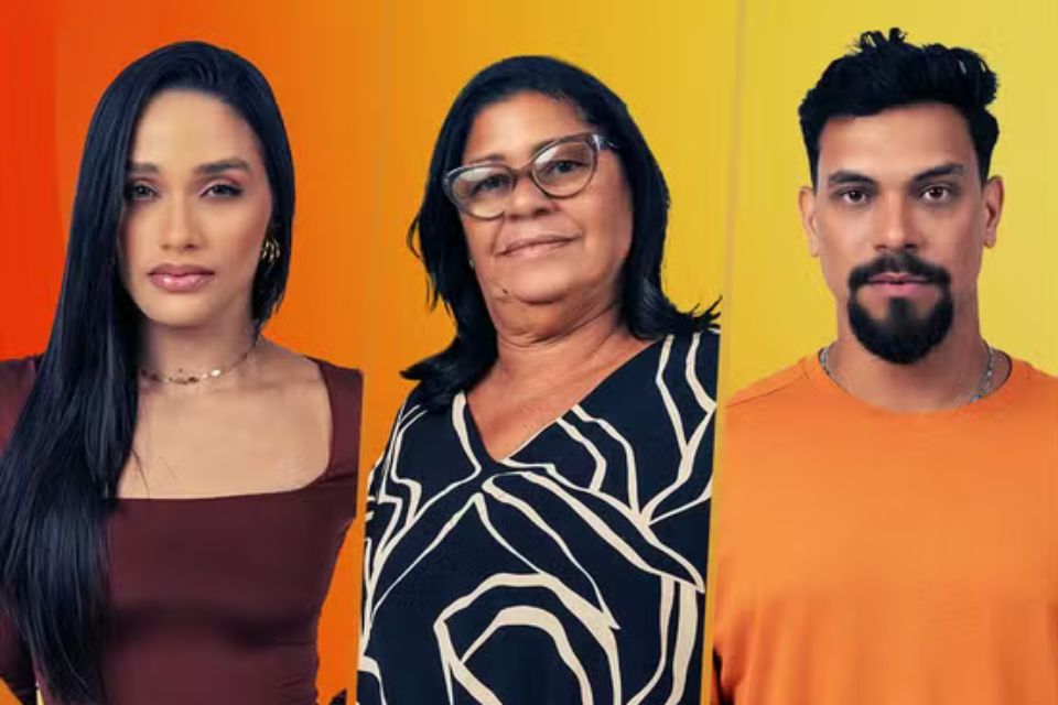 Eva, Joselma e Vincius disputam o dcimo primeiro Paredo do BBB 25  (foto: Gshow)