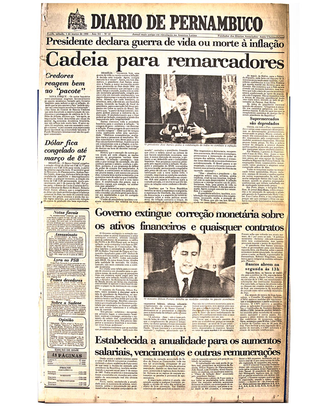 Presidente declara guerra de vida ou morte à inflação Presidente declara guerra de vida ou morte à inflação