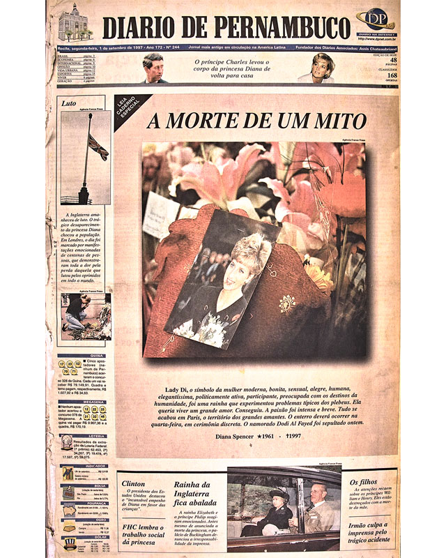 Morre princesa Diana Morre princesa Diana