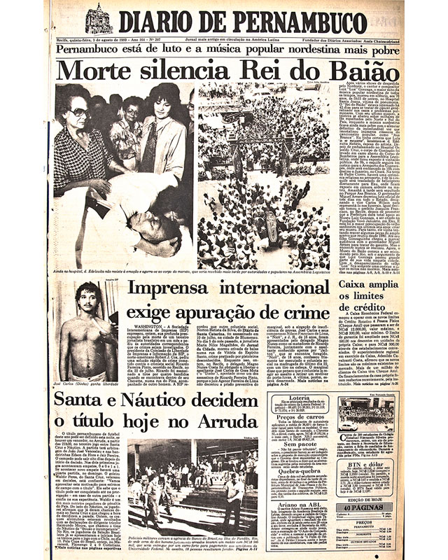 Morte silencia Rei do Baião Morte silencia Rei do Baião