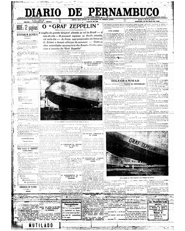 O 'Graf Zeppelin' - A viagem do grande dirigivel allemão ao sul do Brasil O 'Graf Zeppelin' - A viagem do grande dirigivel allemão ao sul do Brasil