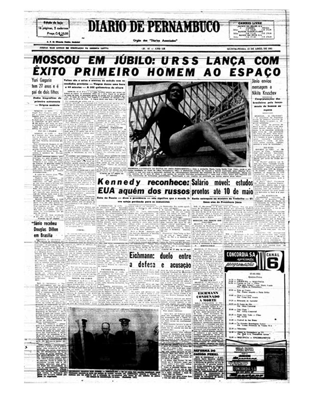 Rússia lança primeiro homem ao espaço Rússia lança primeiro homem ao espaço