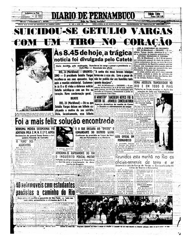 Suicidou-se Getúlio Vargas Suicidou-se Getúlio Vargas