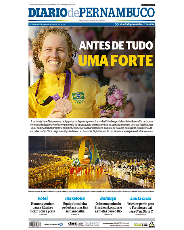 Yane Marques é medalha de bronze no pentatlo Yane Marques é medalha de bronze no pentatlo