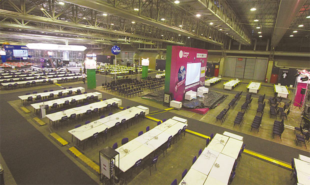 Terceira edio da Campus Party cresceu e ser realizada pela primeira vez neste ano no Centro de Convenes (ROBERTO RAMOS/DP/D.A PRESS)