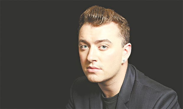 Aos 22 anos, cantor ingls abocanhou quatro das seis categorias em que foi indicado (REPRODUCAO DA INTERNET/SAMSMITH.COM.BR)