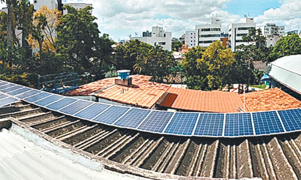 Escola Conhecer instalou placas fotovoltaicas e o Colégio Fazer Crescer projeta nova unidade com geração de energia para o consumo próprio (IRONILDO MACHADO/ARQUIVO INSOLE)