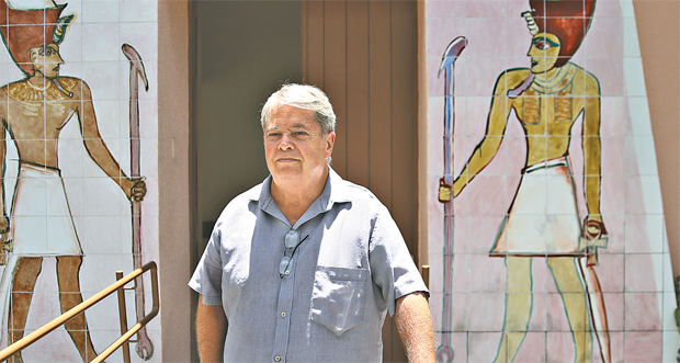 Antnio De La Maria destaca que fara egpcio foi o primeiro a difundir ideais de cultura e paz (Julio Jacobina/DP)
