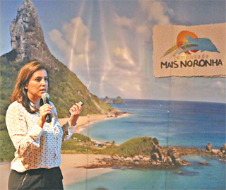 ngela Tribuzi disse que o Mais Noronha  uma forma de fazer o turista voltar a  ilha com mais vantagens (Hesiodo Gees/Seturel-PE/Divulgacao)