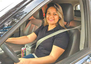 Vnia Moreira, 38 anos, motorista de aplicativo (Victor Lacerda/Esp. DP )